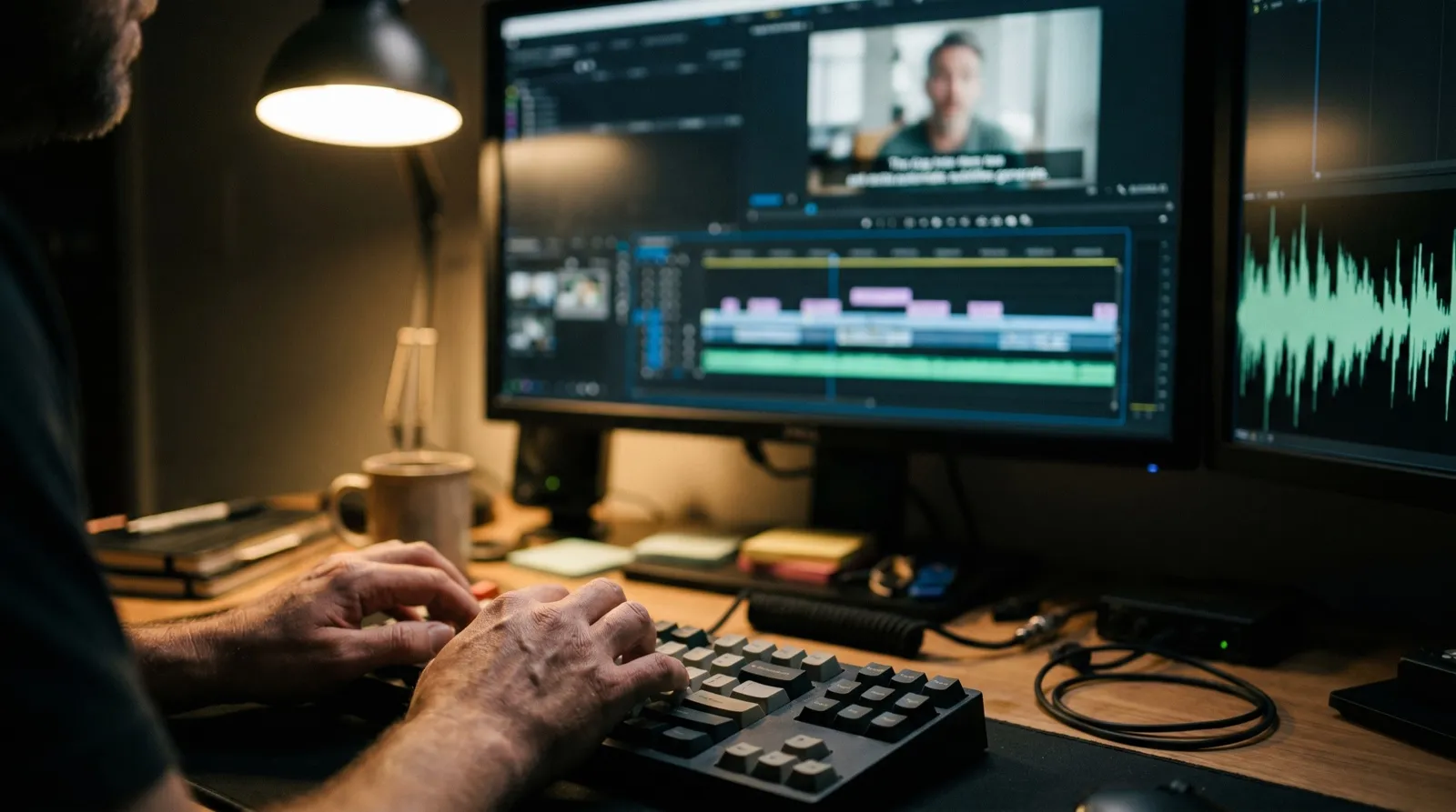 Logiciel de montage générant automatiquement les sous-titres d'une captation vidéo